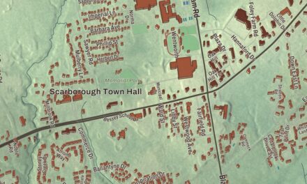 Map of Oak Hill, Maine in 2026