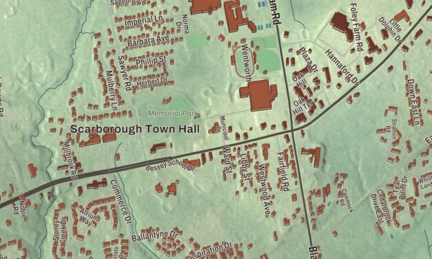 Map of Oak Hill, Maine in 2026