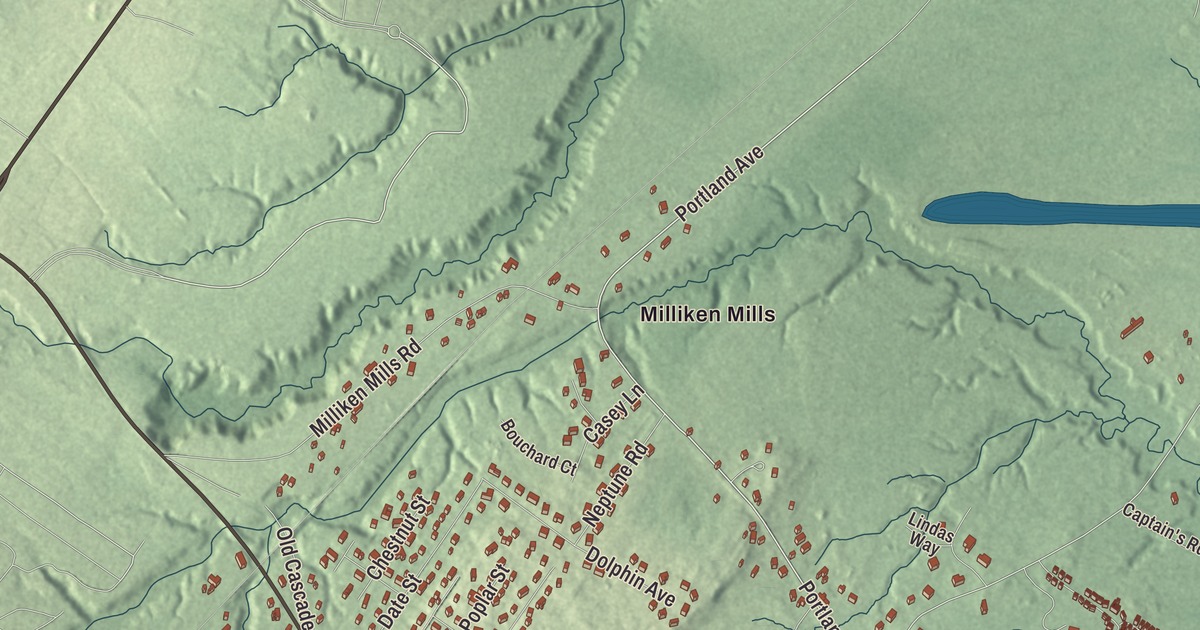 Map of Old Orchard Beach, Maine in 2026