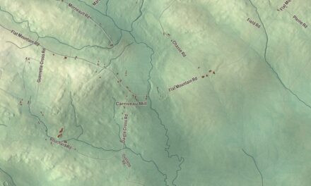 Map of St. Agatha, Maine, Drawn Like an Old Atlas