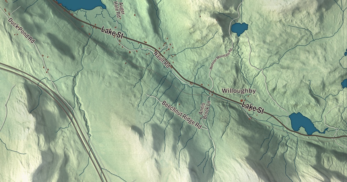 Map of Barton, Vermont in 2026