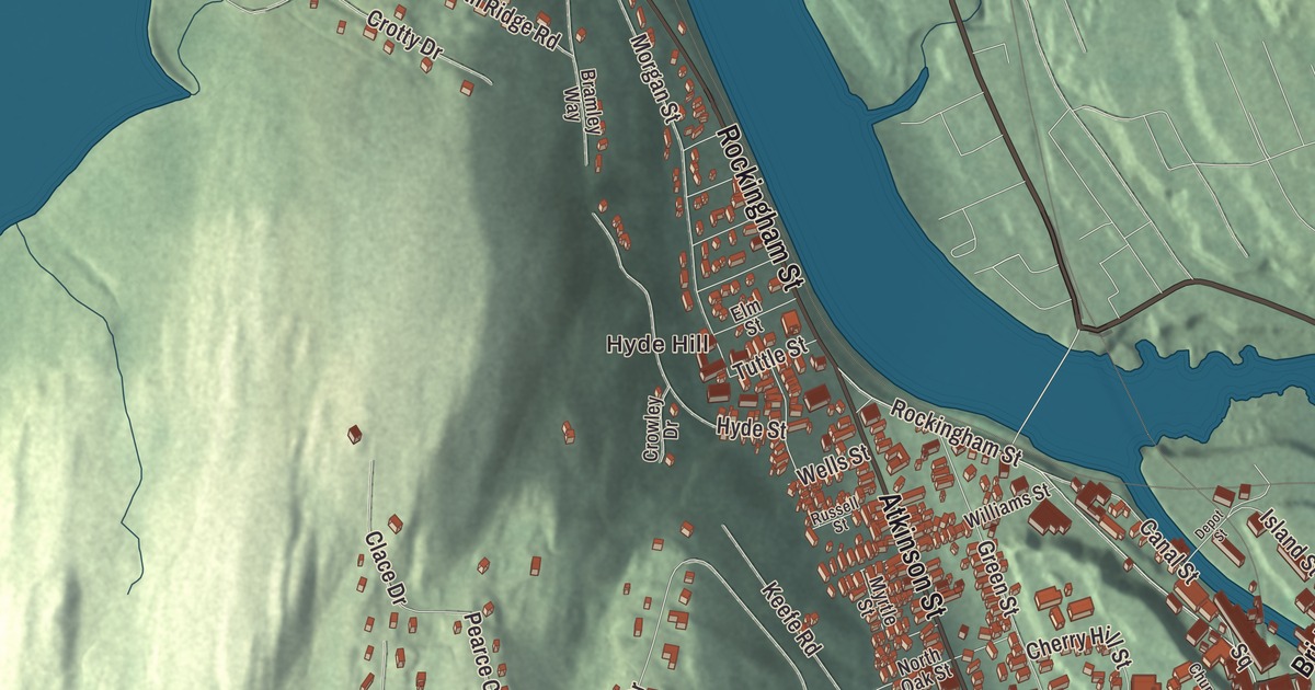 Map of Bellows Falls, Vermont in 2026