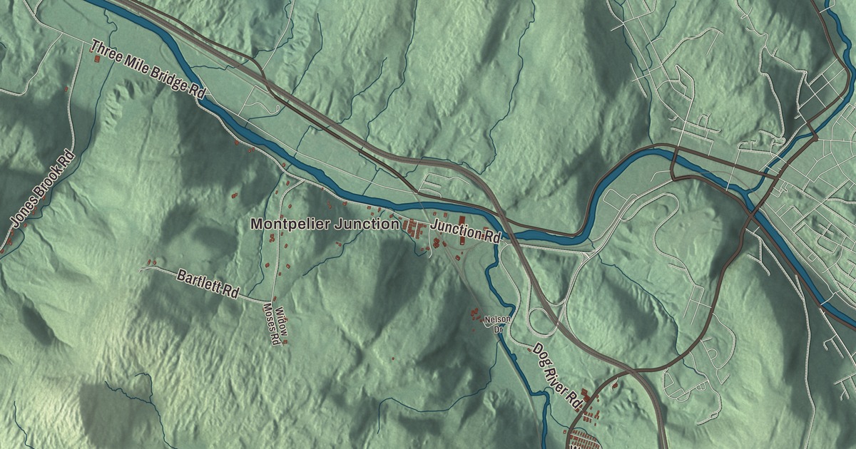Map of Berlin, Vermont in 2026