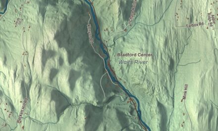 Map of Bradford, Vermont in 2026