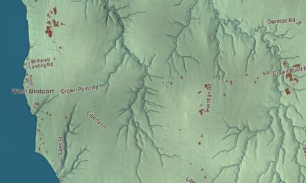 Map of Bridport, Vermont in 2026