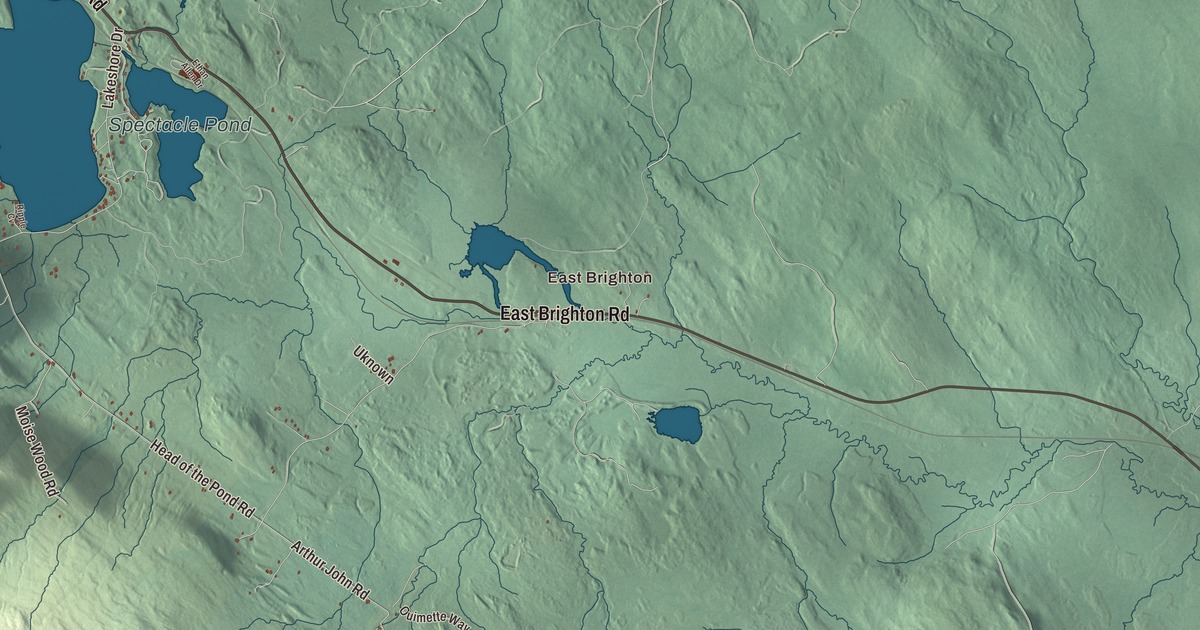 Map of Brighton, Vermont in 2026