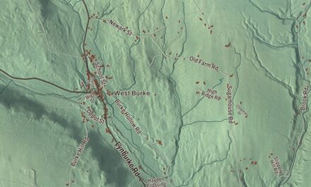 Map of Burke, Vermont in 2026