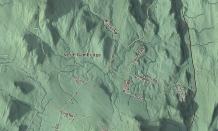 Map of Cambridge, Vermont in 2026