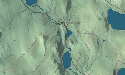 Map of Charleston, Vermont in 2026