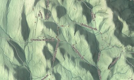 Map of Chelsea, Vermont in 2026