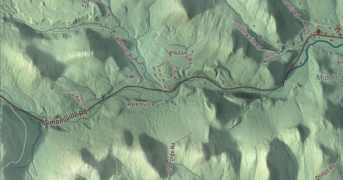Map of Chester, Vermont in 2026