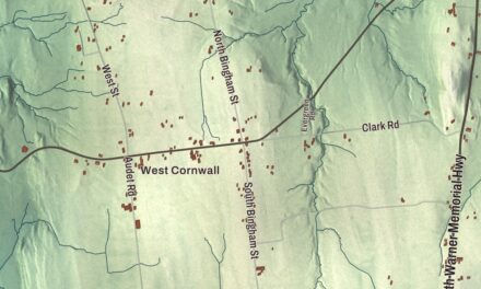 Map of Cornwall, Vermont in 2026