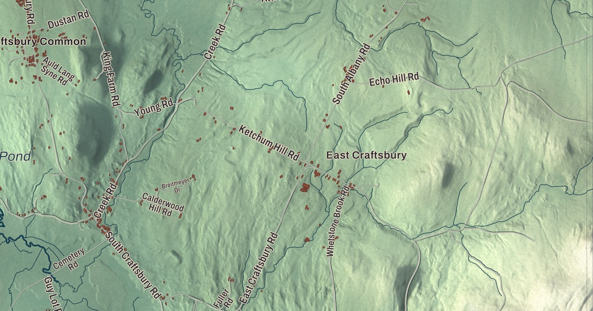 Map of Craftsbury, Vermont in 2026