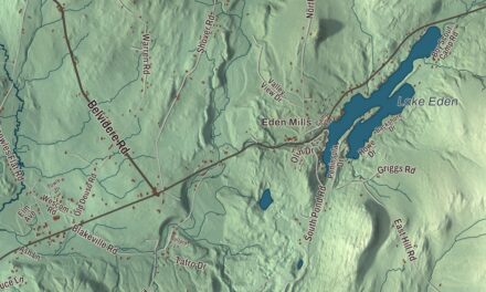 Map of Eden, Vermont in 2026