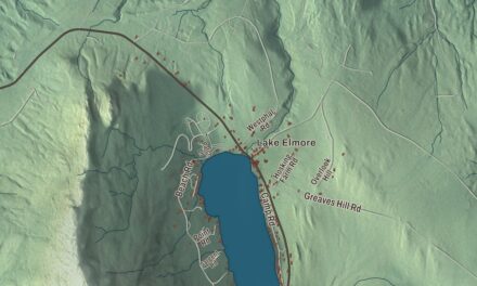 Map of Elmore, Vermont in 2026