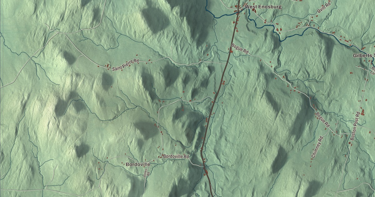 Map of Enosburgh, Vermont in 2026