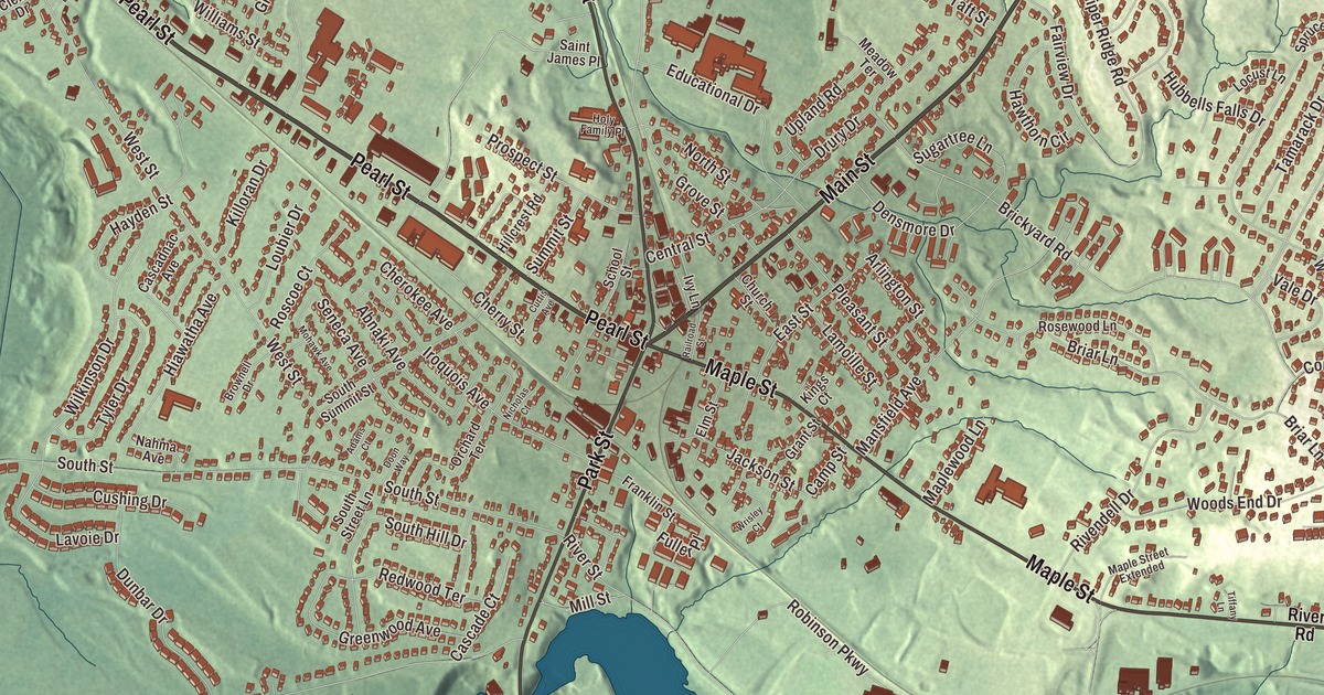 Map of Essex Junction, Vermont in 2026