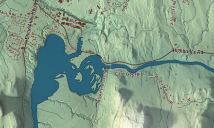 Map of Georgia, Vermont in 2026