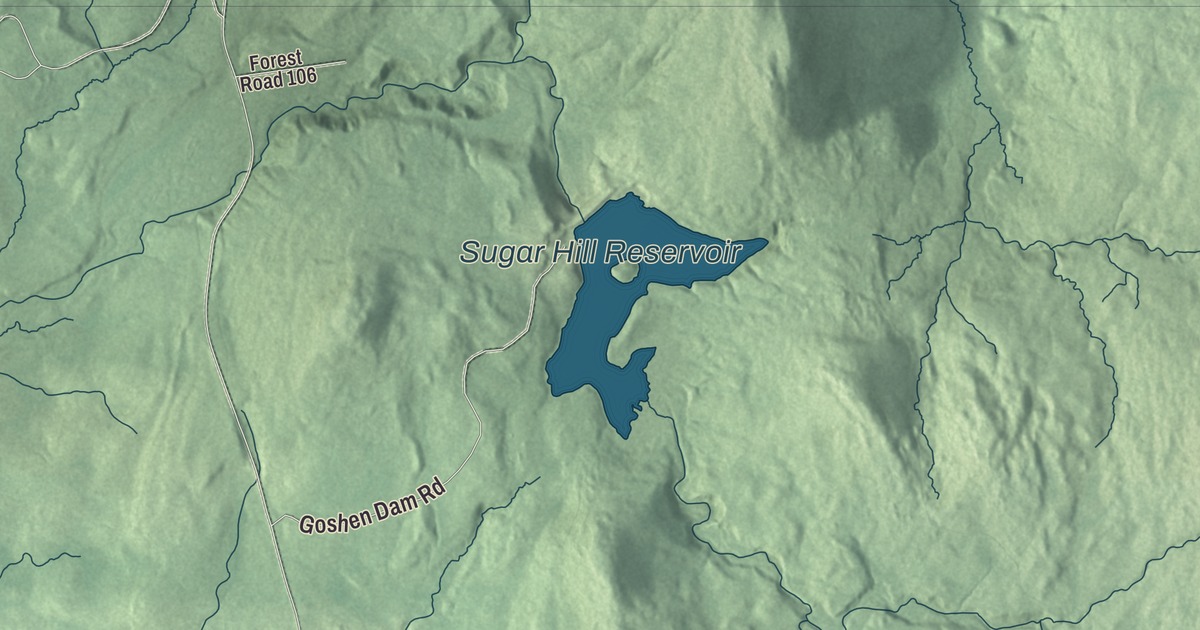 Map of Goshen, Vermont in 2026