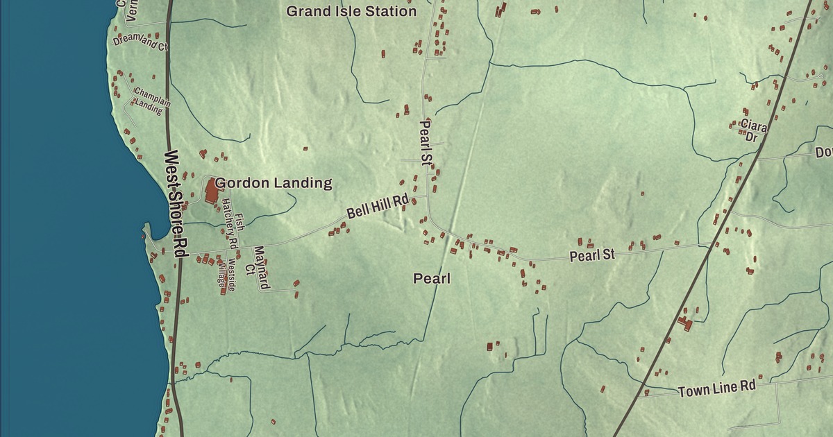 Map of Grand Isle, Vermont in 2026