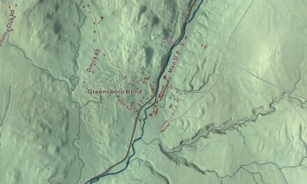 Map of Greensboro, Vermont in 2026