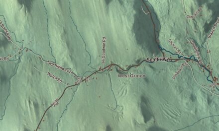 Map of Groton, Vermont in 2026