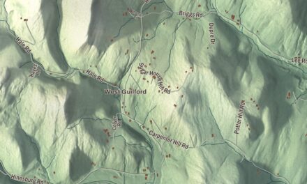 Map of Guilford, Vermont in 2026