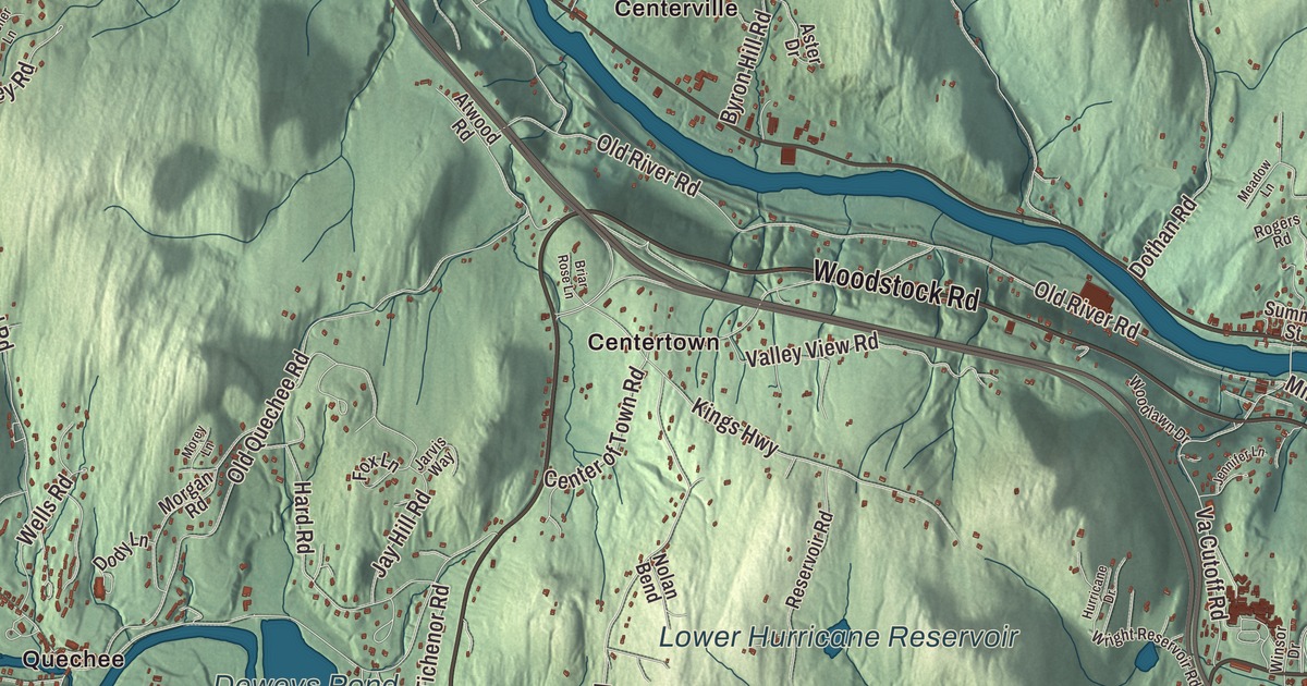 Map of Hartford, Vermont in 2026