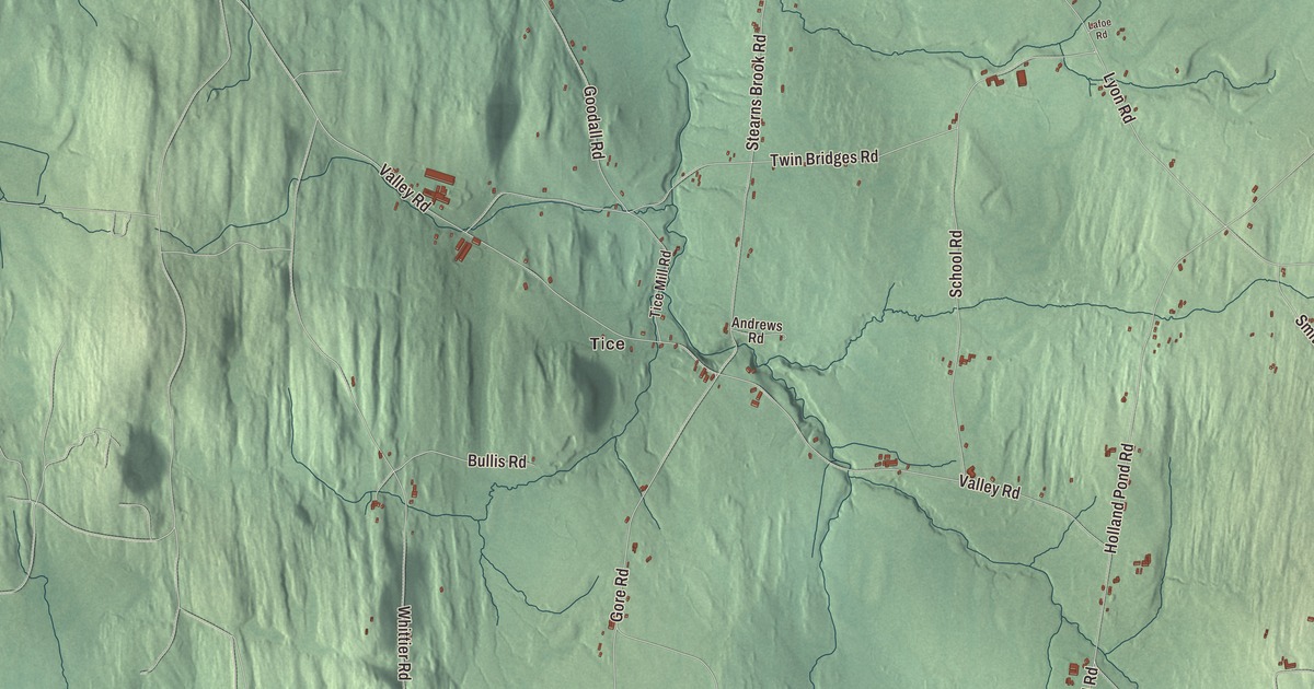 Map of Holland, Vermont in 2026