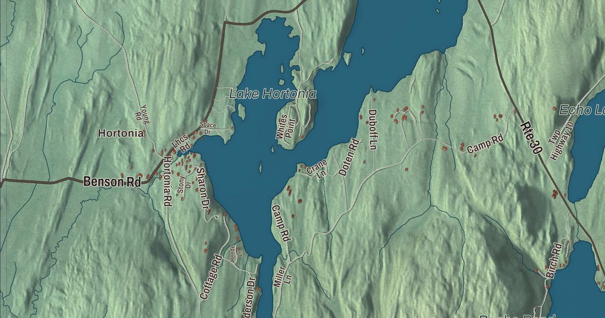 Map of Hubbardton, Vermont in 2026