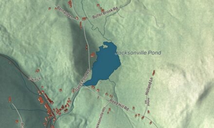 Map of Jacksonville, Vermont in 2026