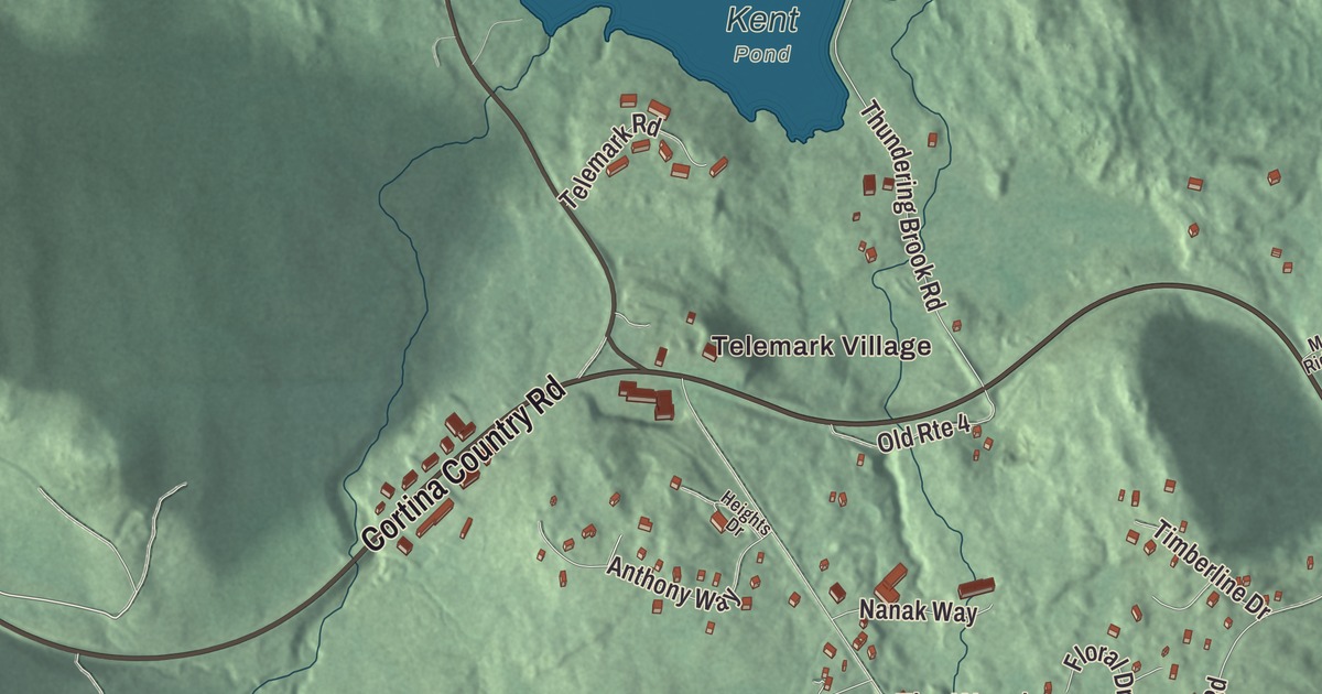 Map of Killington Village, Vermont in 2026