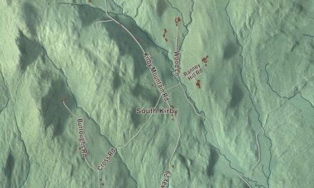 Map of Kirby, Vermont in 2026