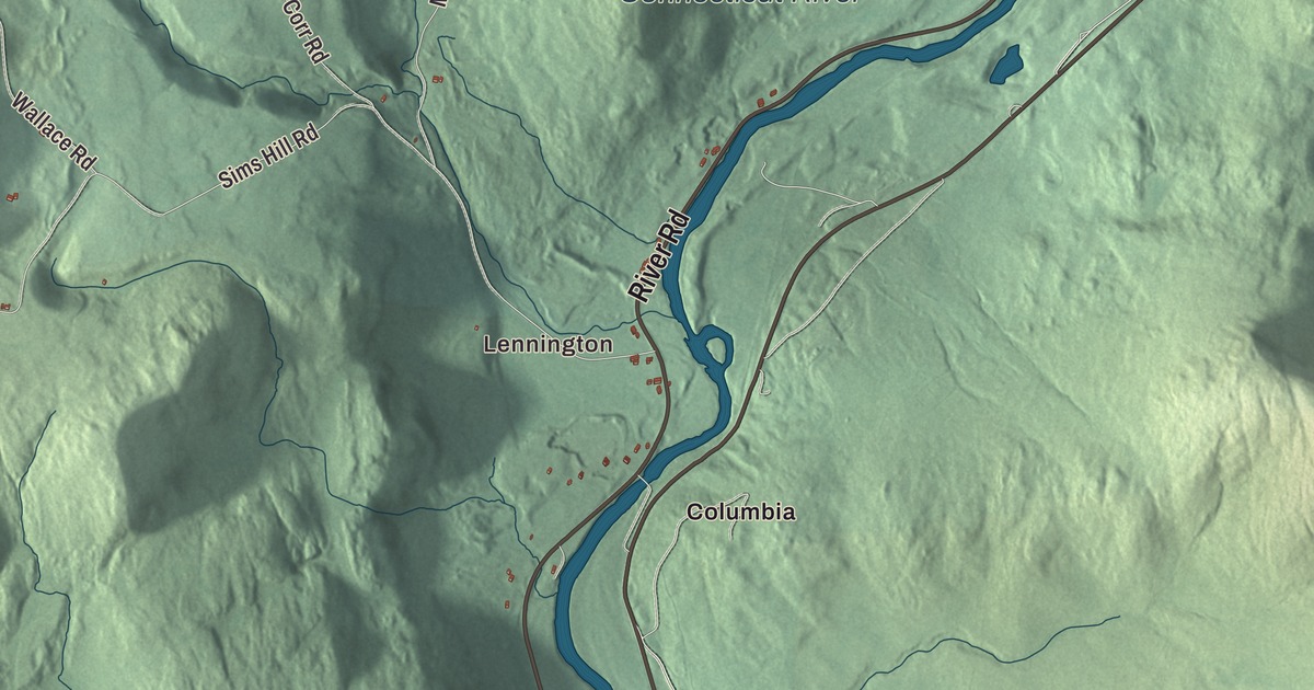 Map of Lemington, Vermont in 2026