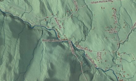 Map of Lincoln, Vermont in 2026