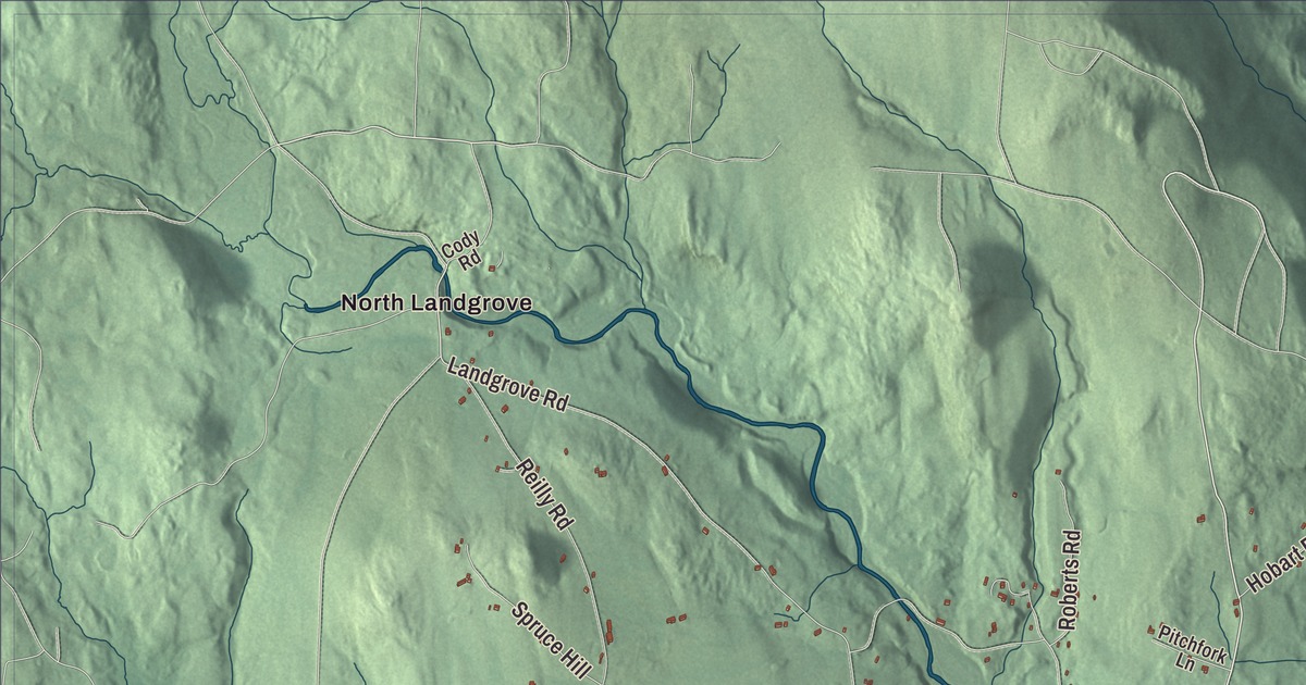 Map of Londonderry, Vermont in 2026
