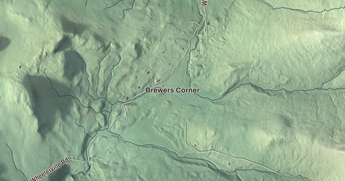 Map of Mendon, Vermont in 2026