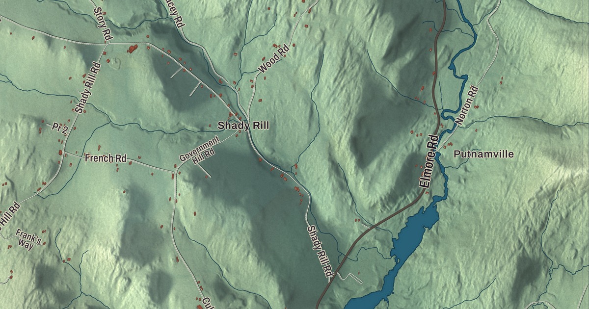 Map of Middlesex, Vermont in 2026