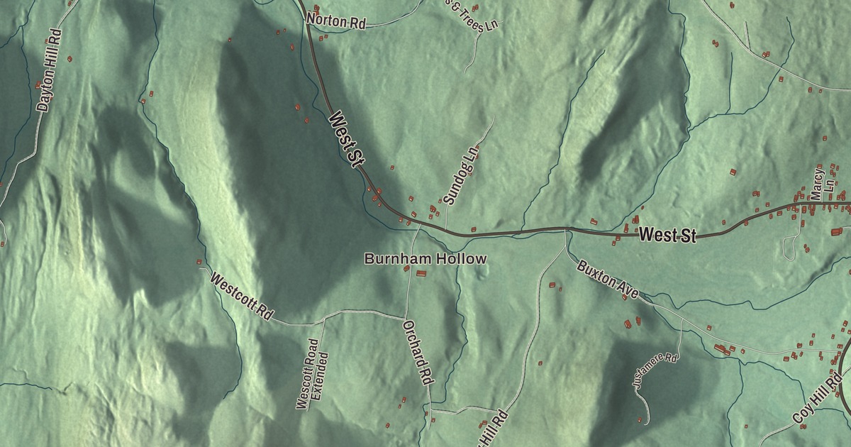 Map of Middletown Springs, Vermont in 2026