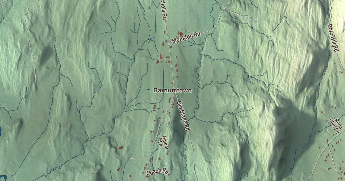 Map of Monkton, Vermont in 2026