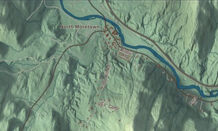 Map of Moretown, Vermont in 2026