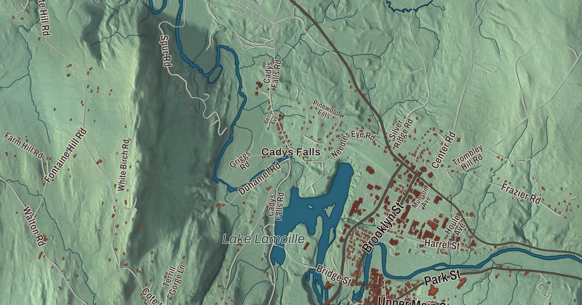 Map of Morristown, Vermont in 2026