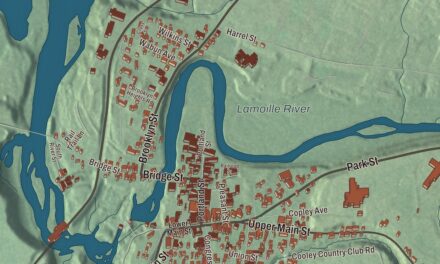 Map of Morrisville, Vermont in 2026