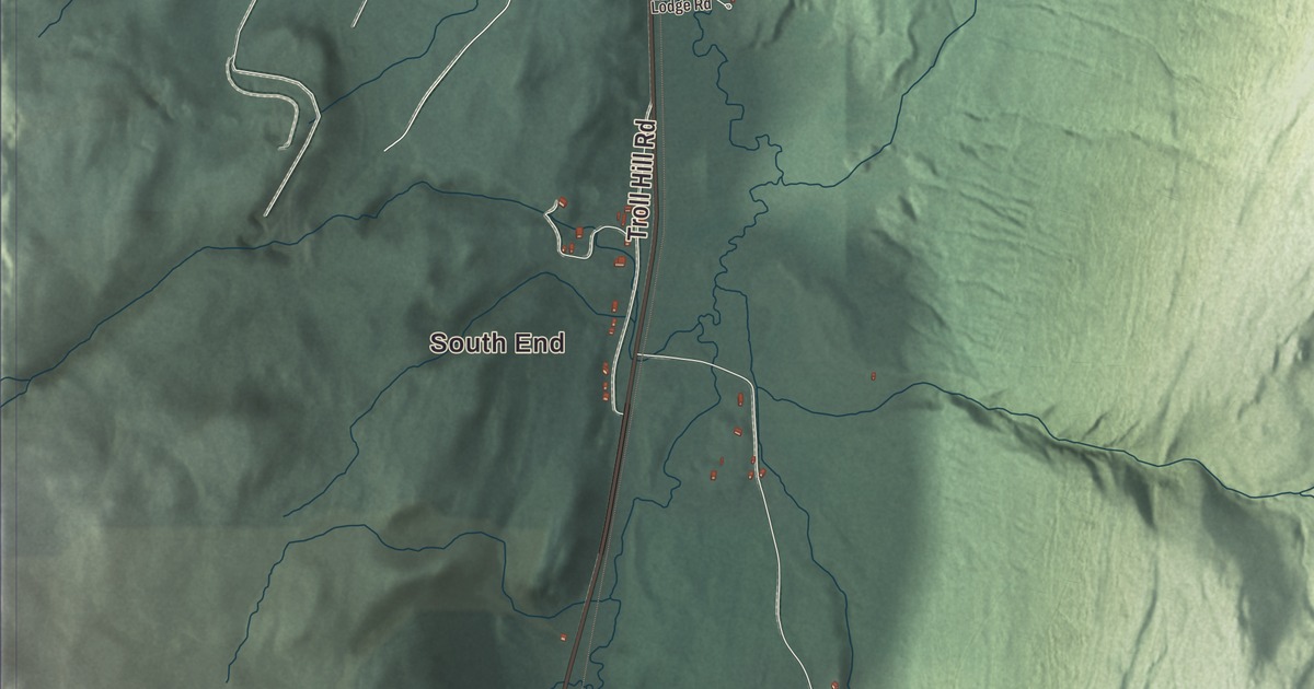 Map of Mount Tabor, Vermont in 2026