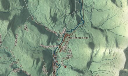 Map of Northfield, Vermont in 2026