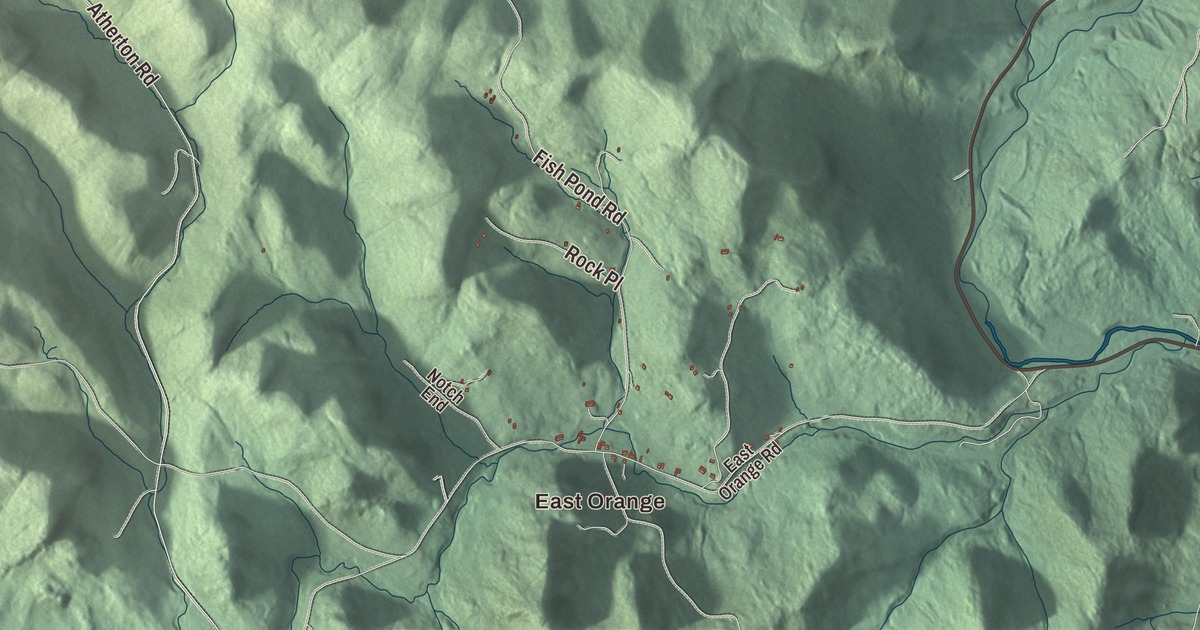 Map of Orange, Vermont in 2026