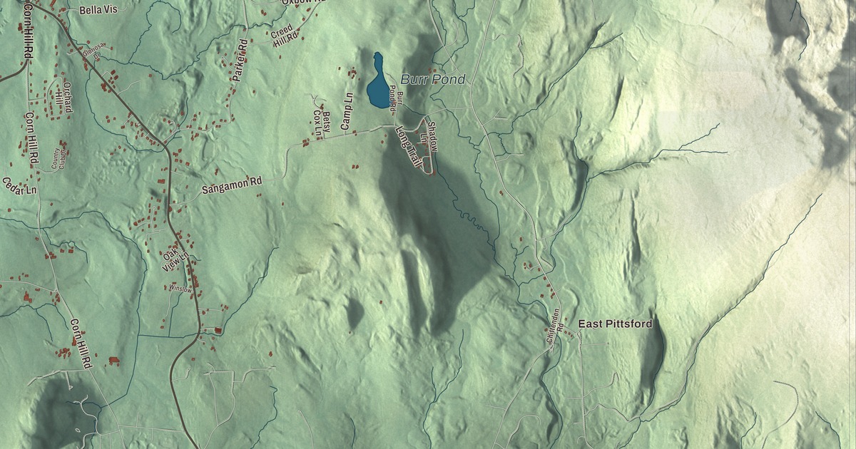 Map of Pittsford, Vermont in 2026