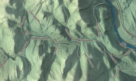 Map of Pomfret, Vermont in 2026