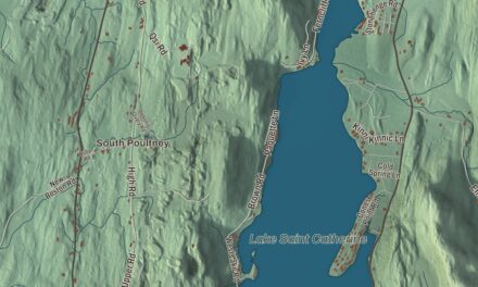 Map of Poultney, Vermont in 2026