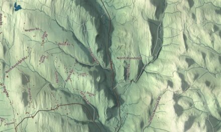 Map of Randolph, Vermont, Drawn Like an Old Atlas